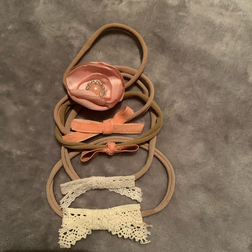 Baby girl headband set